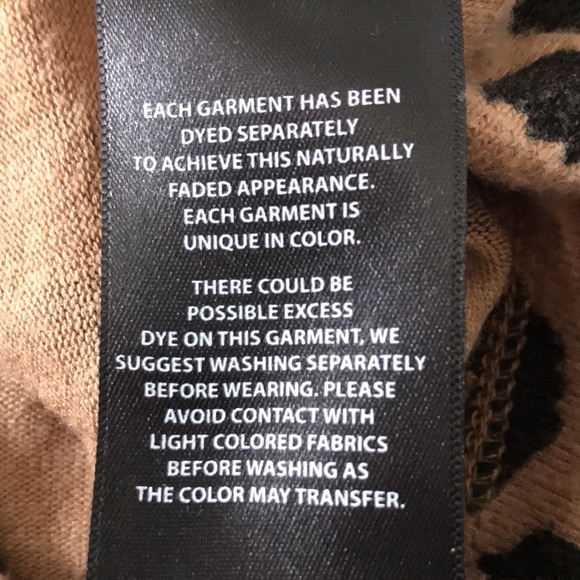 Buffalo David Bitton leopard print crew neck long sleeves sweatshirt top size S - Picture 11 of 11